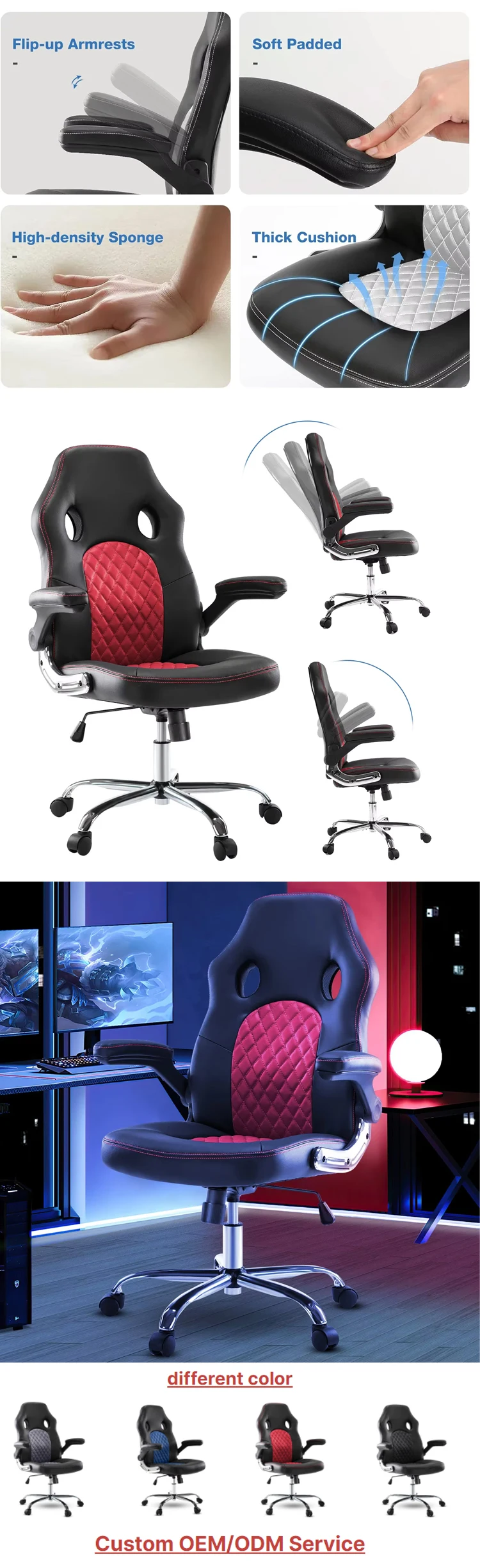 gaming table and chair set game chair with massage