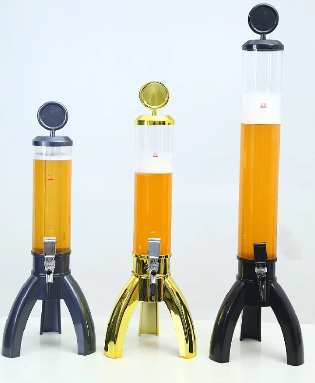 Beer Tower Drink Dispenser With 3 Taps And Freeze Tube,Easy To Clean,Very  Suitable For Festivals Party - Buy Beer Tower Drink Dispenser With 3 Taps  And Freeze Tube,Easy To Clean,Very Suitable For