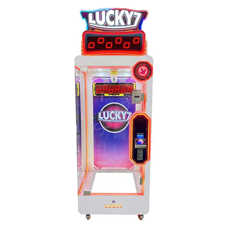 送料込　スロットゲーム　ラッキーセブン　ゲーセン　カード出し　小型筐体　希少！ BANPRESTO ラッキーセブン 【シンプルなスロットゲーム】 - YouTube