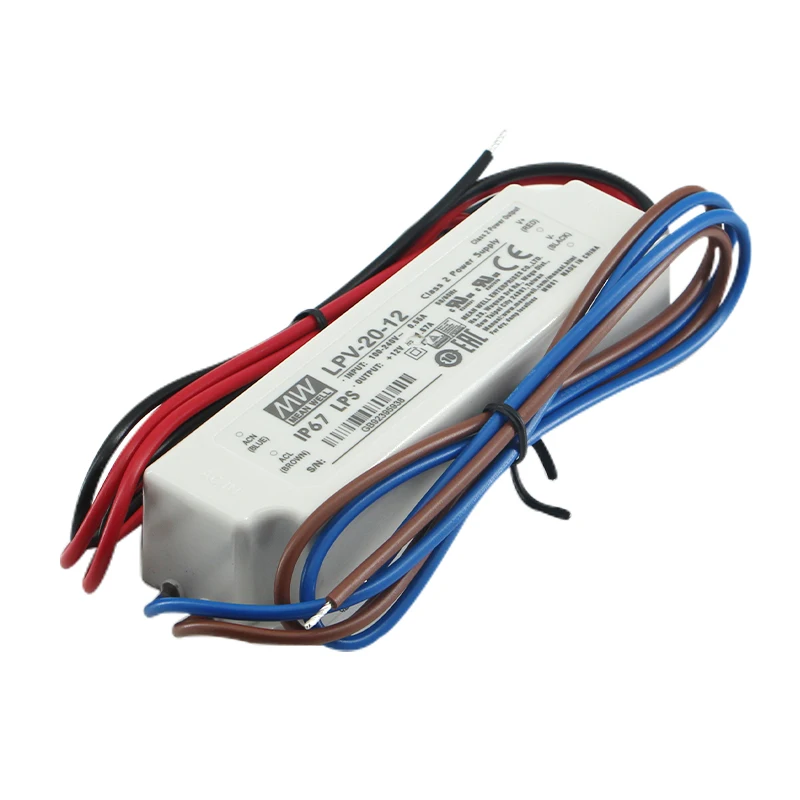 LPV Series Mean Well LED Driver 20W - 100W