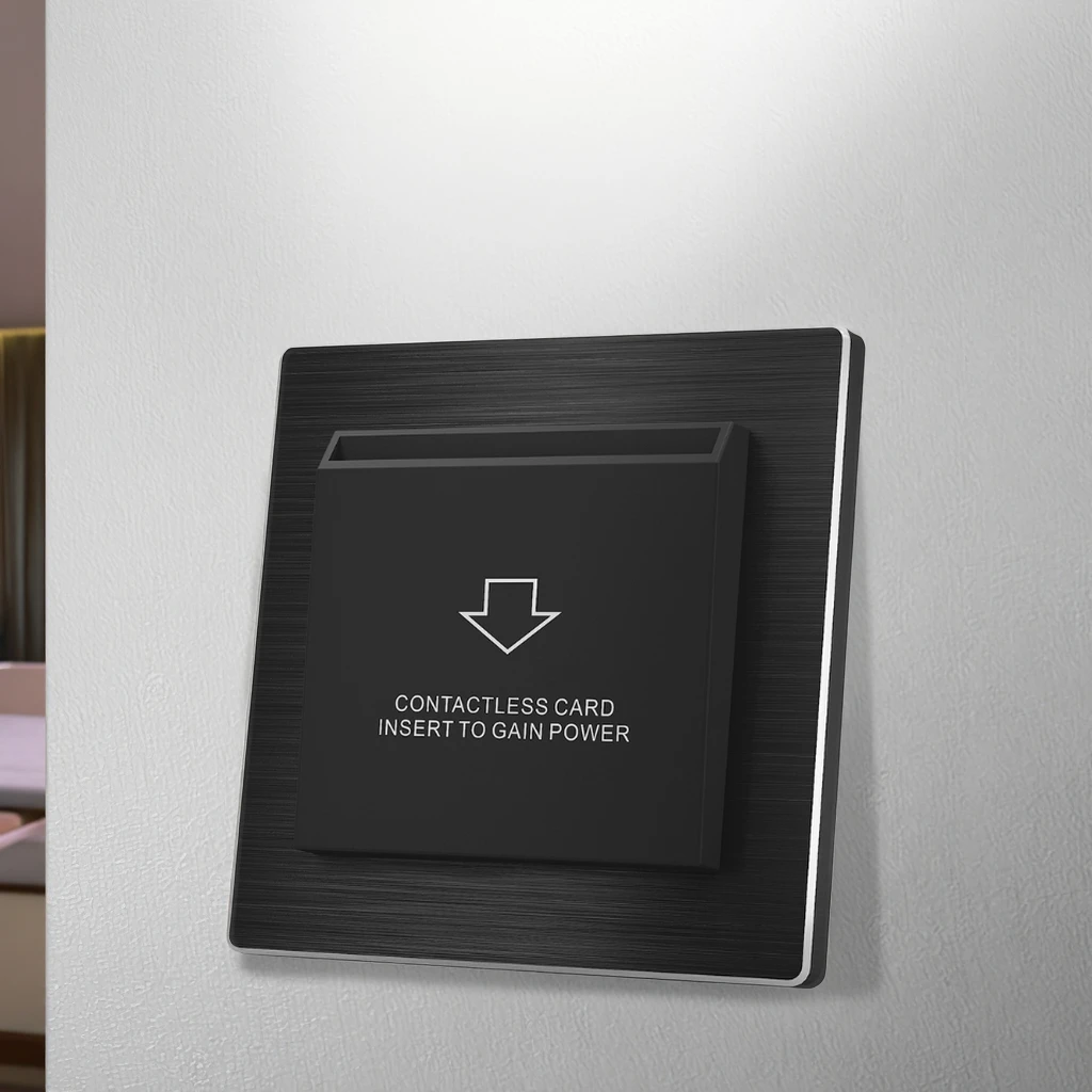 Smart Hotel Room Key Card Power Sockets and Switches Hotels Wireless Hotel Card Switch Rfid Card Power Switch
