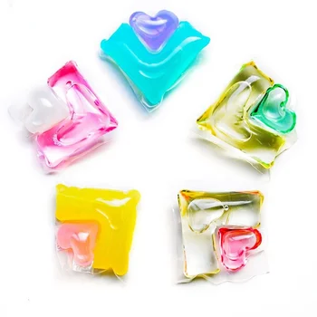 Detergente Hecho en China efecto de limpieza doble gel de limpieza aroma bead productos de lavadero