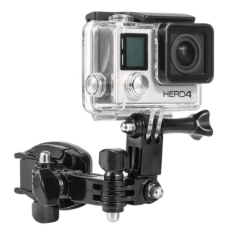 Helmet Camera Accessories for Go Pro Motorcycle Helmet Bracket Bicycle Adjustable Buckle for Go Pro 9 8 Action Camera Mount