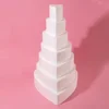 blanc en forme de coeur