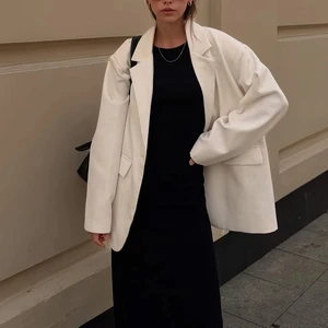 Custom High End Simple Elegant Solid Color Breathable Casual Linen S Jackets Women's Suits