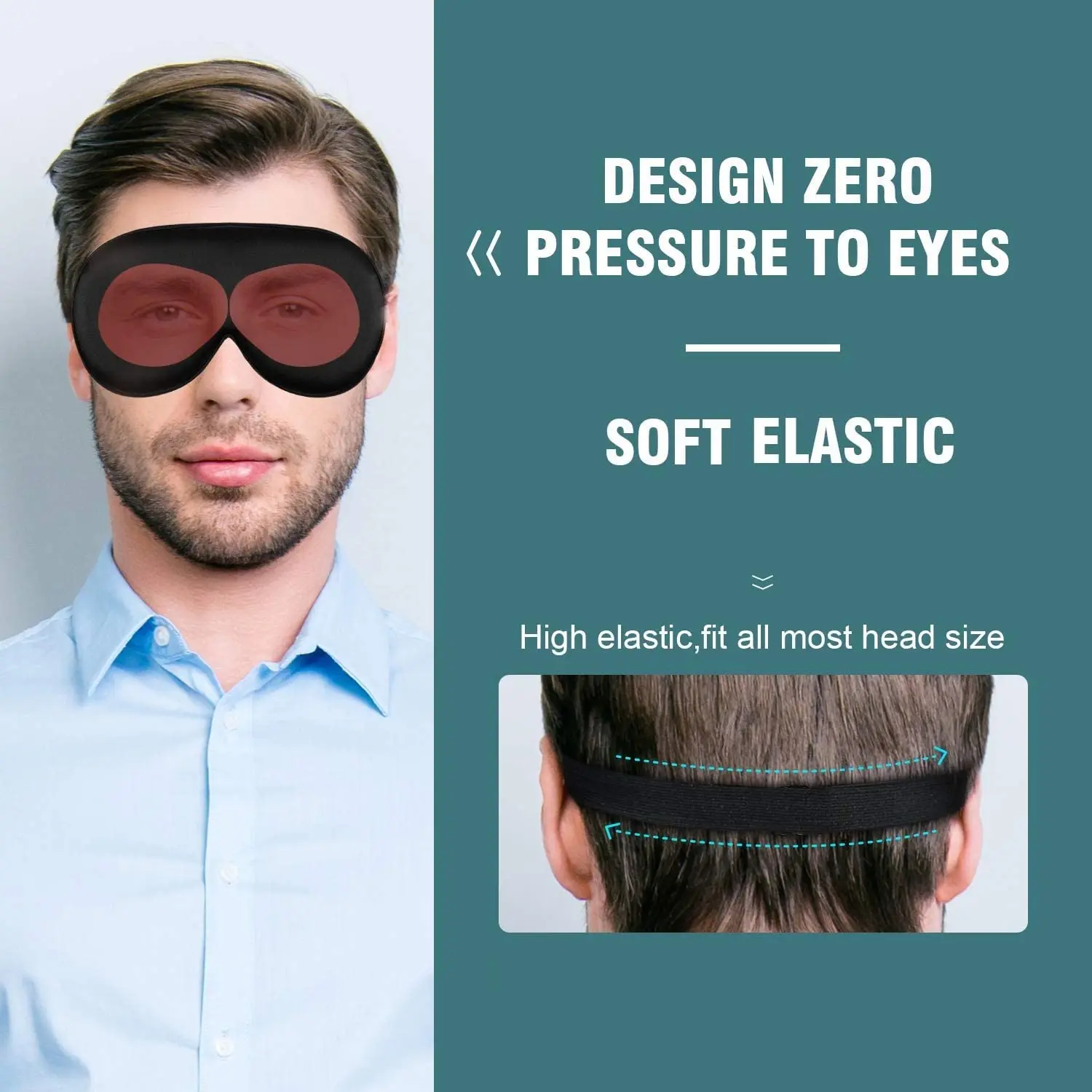 Fashion Design Remove Dark Circles Steam Warm Sleeping Eye Mask With