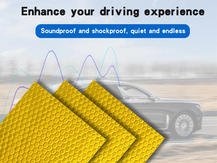 Car Damping Sheets Soundproofing Noise Damping Insulation Vehicle Sound