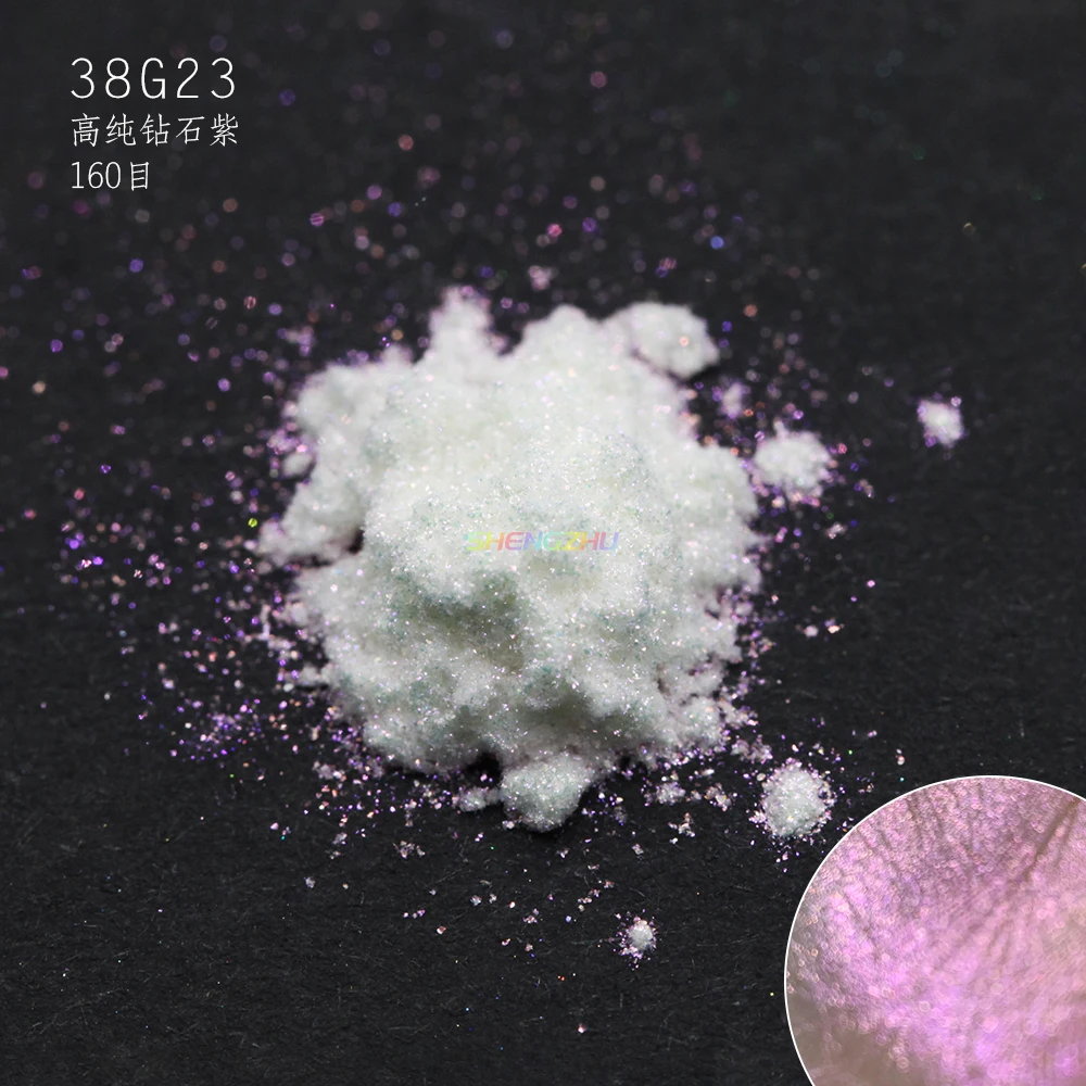 Sheng Zhu Pearls Diamonds Pigment Interference Mica Powder for Eye Shadow Nail Polish Resin
