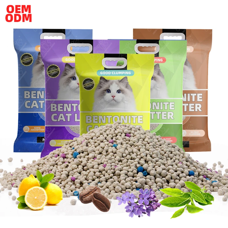 Cat Litter Bsci Factory Oem Kitty Apple Flavor Odor Control Dust Free