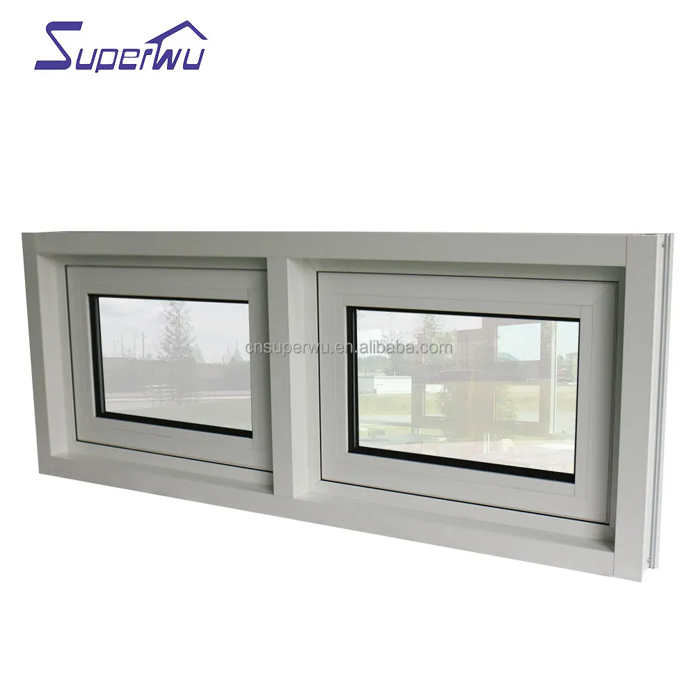 Strong hurricane proof design Nice quality double glass out swing window