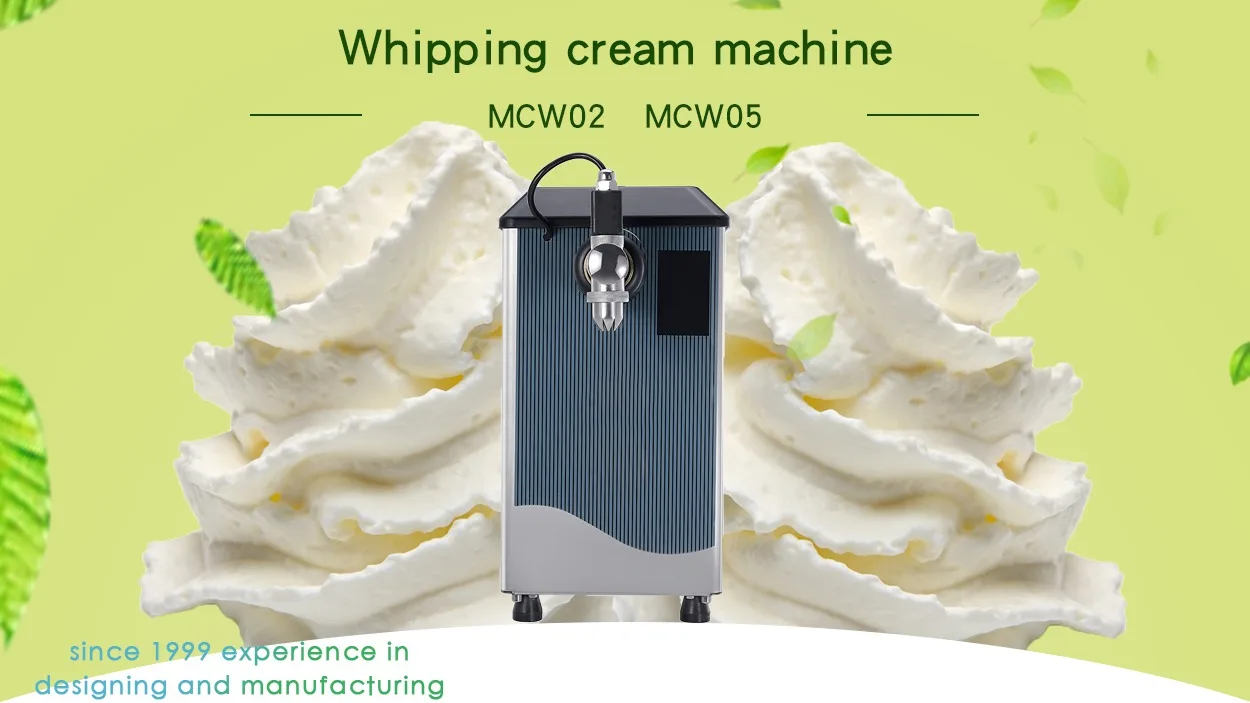 Fresh Cream Maker Pasmo Hot Sell Cream Machine Co2 Commercial Whipped