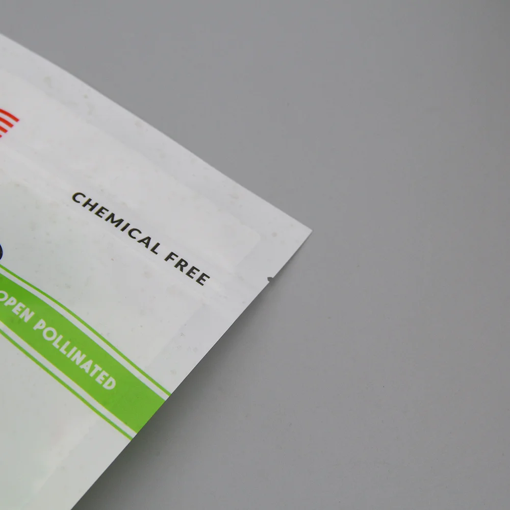 High Quality 3 Side Seal Vegetable and Fruit Agricultural Seed Packaging Bag