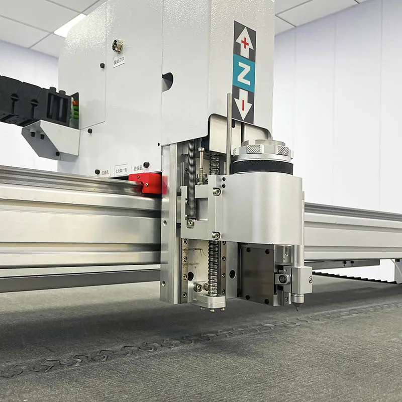 Automatic Vibrating Knife Cutter Belt Car Mat Carpet Car Seat Covers Sewing Cutting Making Machine