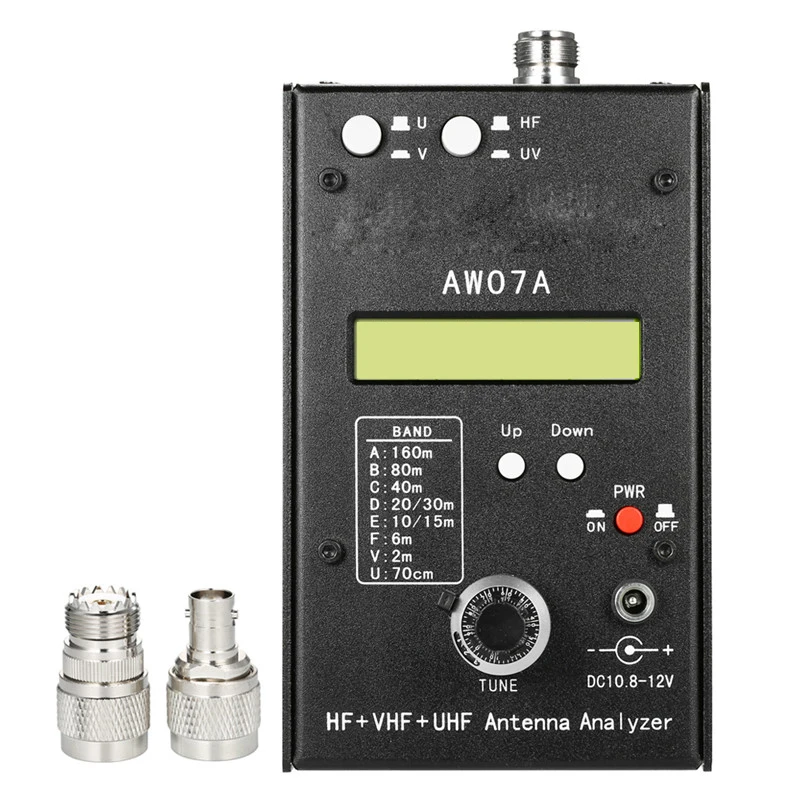 アンテナアナライザー　AW07A　送料無料！ AW07AアンテナアナライザーHF/VHF/UHF 160MインピーダンスSWRアンテナ