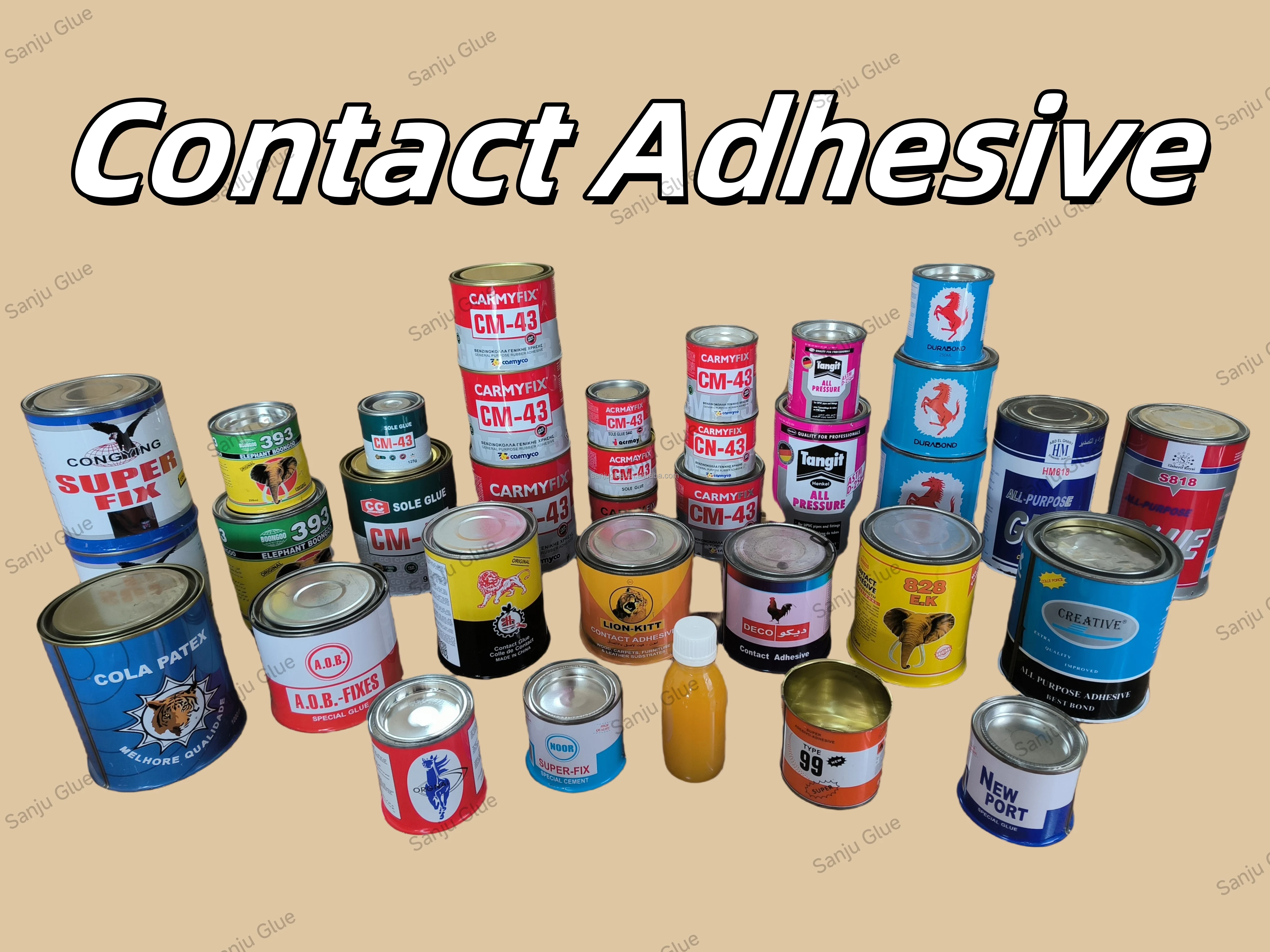 Small Tin Contact Adhesive Glue 125ML 250ML 500ML 1L