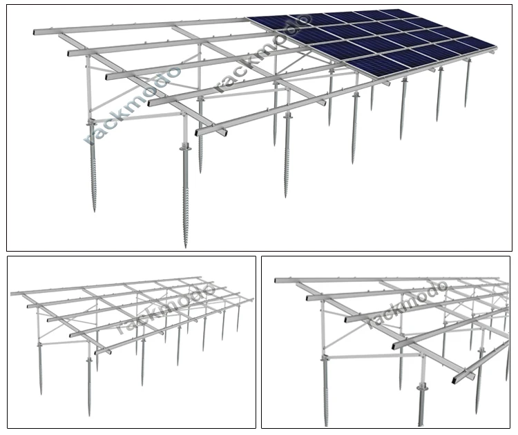 Solar Ground Mounting System Bracket Pv Solar Bracket of Ground ...