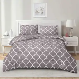 Premium Custom King Duvet Set, 4PC  Bedding with Embroidered Monogram