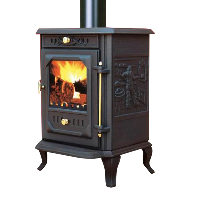 Factory Direct Fireplaces Cook Stoves Cast Iron Log Burner Wood Burning Oven