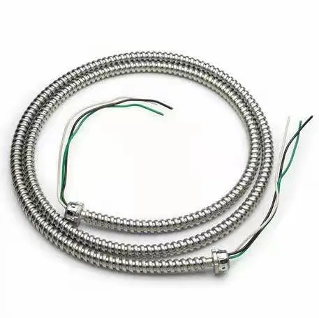 Kts ARMCAT6. Cavo Lan UTP Cat6 Armato Antiroditore Con Armatura In Acciaio E Guaina Lszh