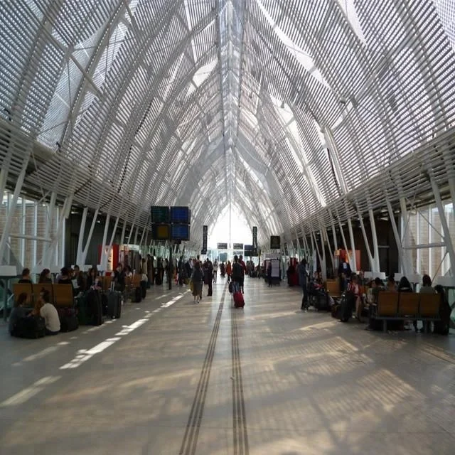 SteelSpan Pro Railway Station Roof System. Light Weight Space Frame Steel Structure