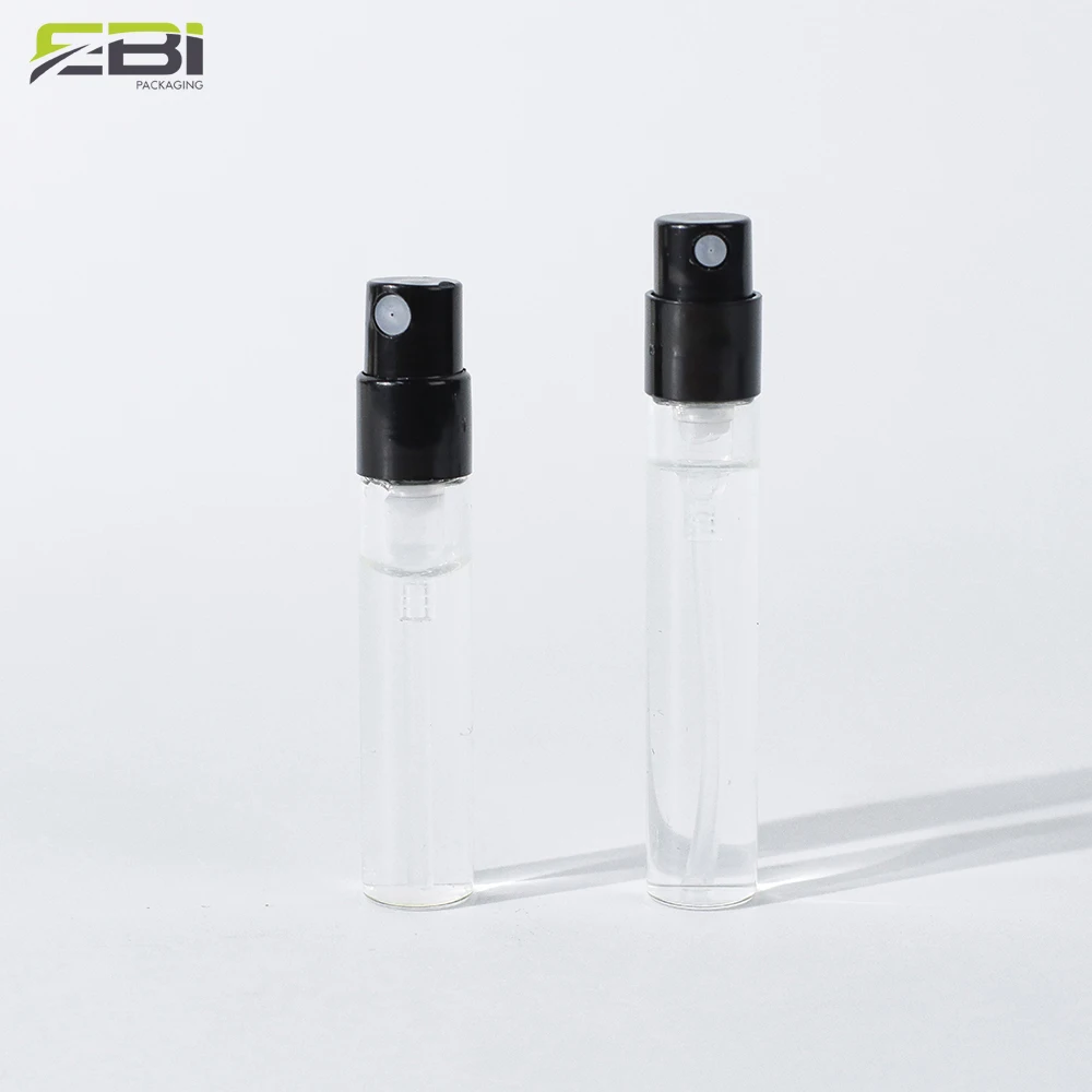 Wholesale Brand 1.5ml 2ml 2.5ml 3ml Mini Glass Perfume Sample Tester Vials Spray Bottle with Box Tester Perfume 1.5ml 2ml 3ml