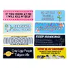 Custom car bumper magnetic stickers