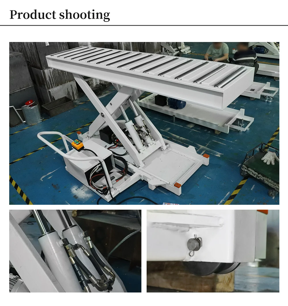 OEM of Hongrui single row roller lifting trolley manufacture
