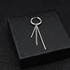 E021-Silver 1 (there are ear holes earring)