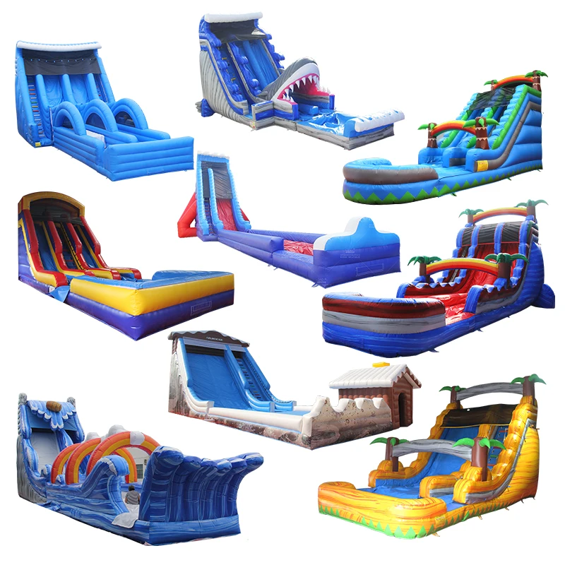 Giant Niagara Falls Inflatable Water Slide Blow Up Slide PVC Inflatable ...