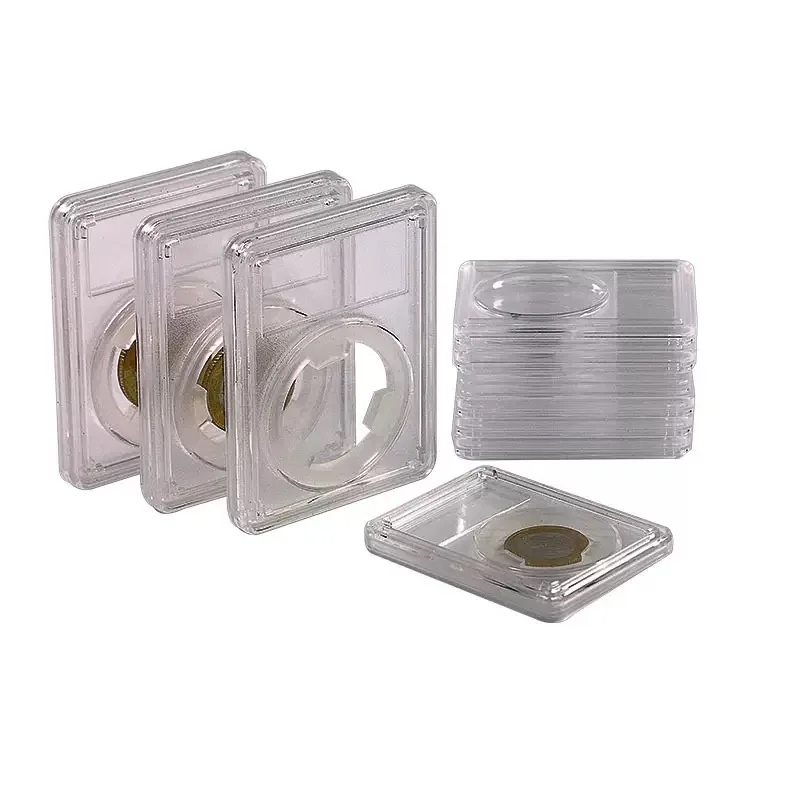 Coin Collection Ultrasonic Welding Graded PCGS Coin Slabs  with Adjust Insert Rubber Size