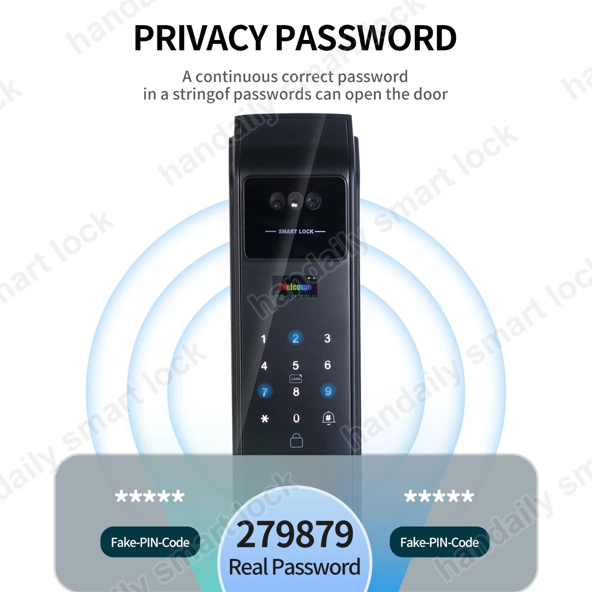 TUYA WIFI Electronic Smart lock Cerradura Inteligente Electric Fingerprint lock with camera support video call function K30