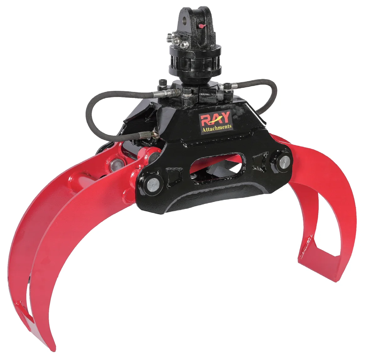 Mini Excavator Skid Steer Loader Rotating Wood Log Grab Forest Grapple with Hydraulic Rotator