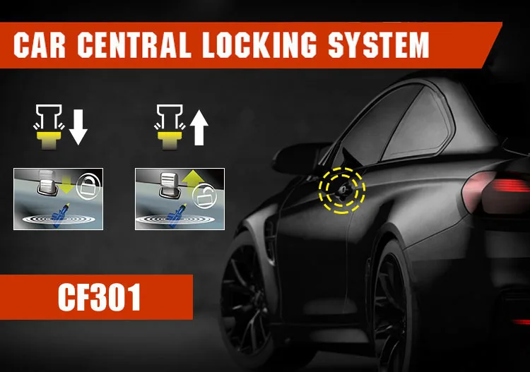 Auto Lock System Module Car Door Lock Actuator for Audi, Ford, Honda, Toyota | DC 12V Central ...