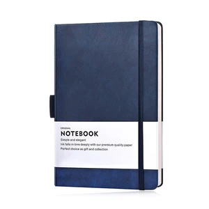 Hot Sale FSC Paper 2026 Custom PU Leather Journal Gift Set Daily Monthly Planner Hardcover Notebook with Pen Soft Cover Bound