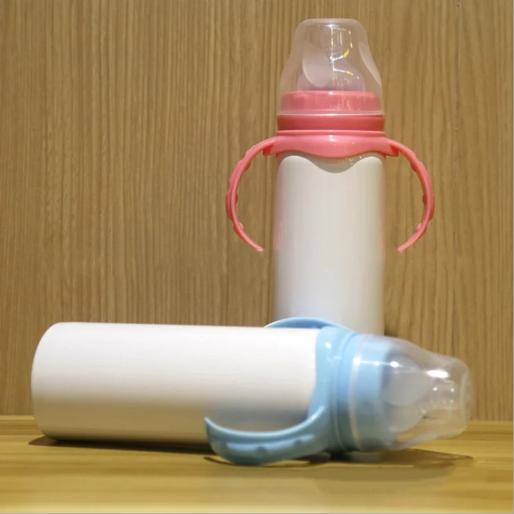 Straight 8oz Sublimation Baby Bottle/sublimation Baby Blank Bottle