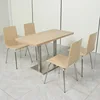 Golden oak color non-porous chair surface