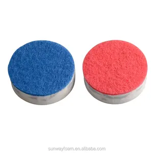 Household Cleaning Product Melamine Sponge Round Floor Pads Cleaning Composite Melamine Sponge Pads Cleaning Floor