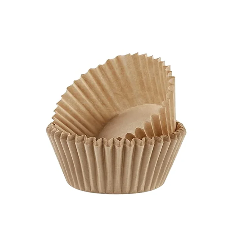 thumbnail image 2 of Gifbera Natural Standard Cupcake Liners Odorless Paper Baking Cups 400-Count (Co 2 of 14