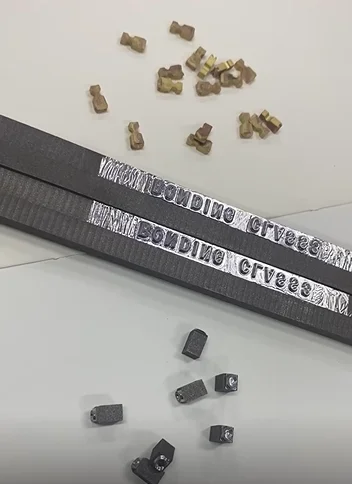 Steel Brass Font Alphabet Number Word Customized for Coding Machine