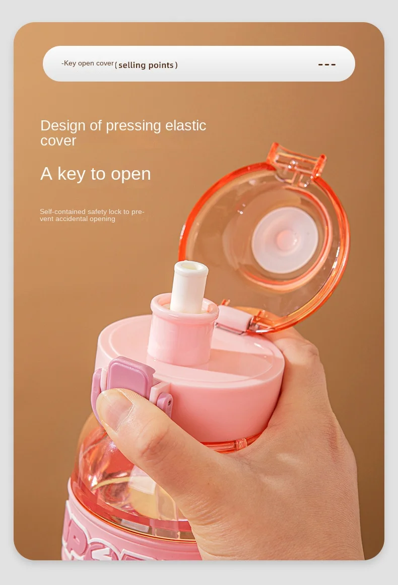 Wholesale 600ML Custom Sports Outdoor Plastic Drinkware Different Styles for Camping