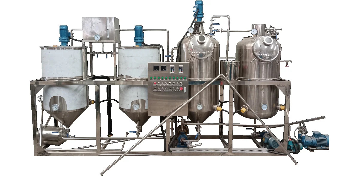 Palm Oil Refining Machine Refinery Plant For Oil Press Machine ...