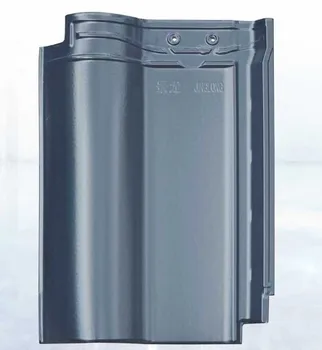 Waterproof Traditional Square Clay Roof Tiles Handmade Blue 300x400mm for Villas Coastal Style