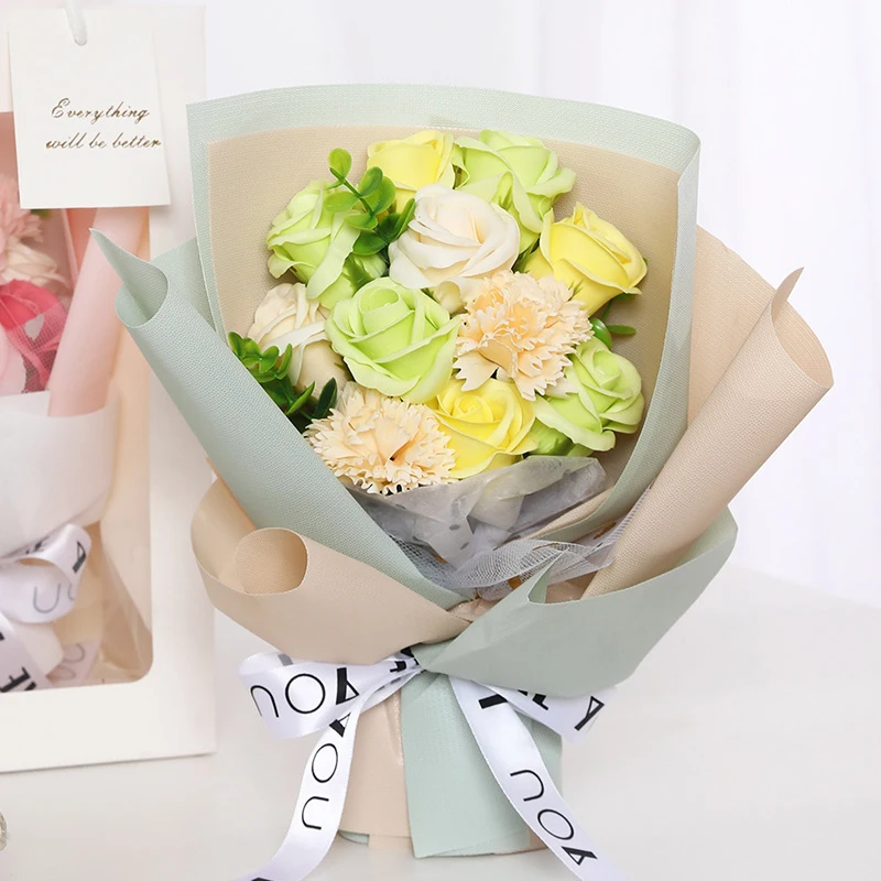 高品质现代周年定制手工设计蓝色保鲜花廉价个性红皂玫瑰鲜花花束 Buy 玫瑰花束 玫瑰气球花束 玫瑰气球花束product On Alibaba Com