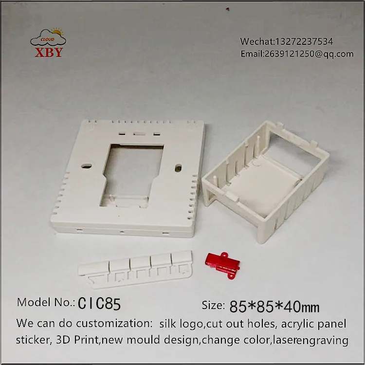 LCD Temperature Controller Hotel Air Conditioning Temperature Awitch Display Panel Plastic Shell Junction Box 86*86*25mm CIC85