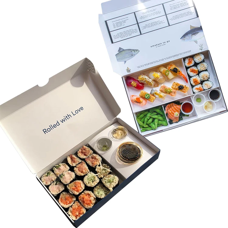 Custom Disposable Japanese Salad Rice Meal To Go Packaging Take Away –  Fastfoodpak