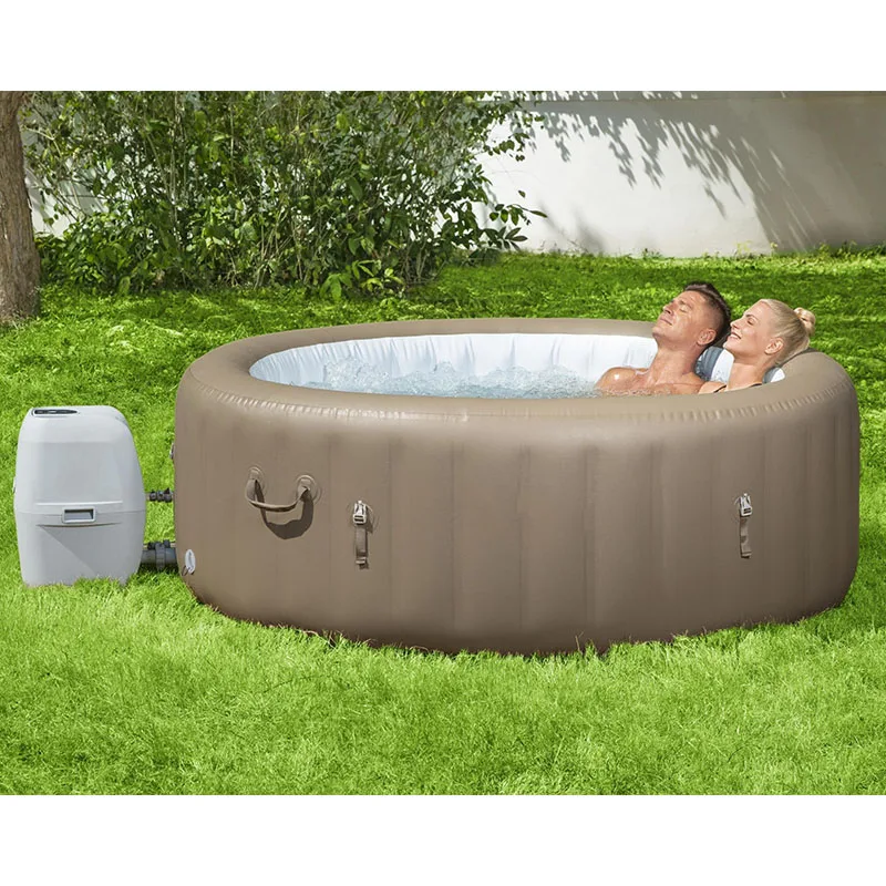 Bestway 60017 Palm Springs Hydro Jet Outdoor Mini Swimming Pool Spa ...