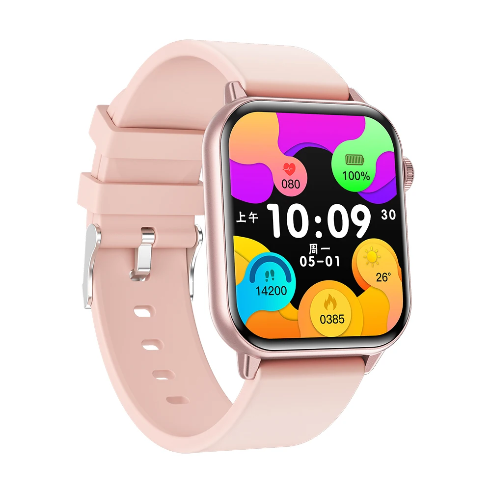 Tkyuan Smart Watch 2024 Newest Connect One Time for Bt Call Heart Rate Blood Pressure Spo2 Gloryfit Wrist Smartwatch