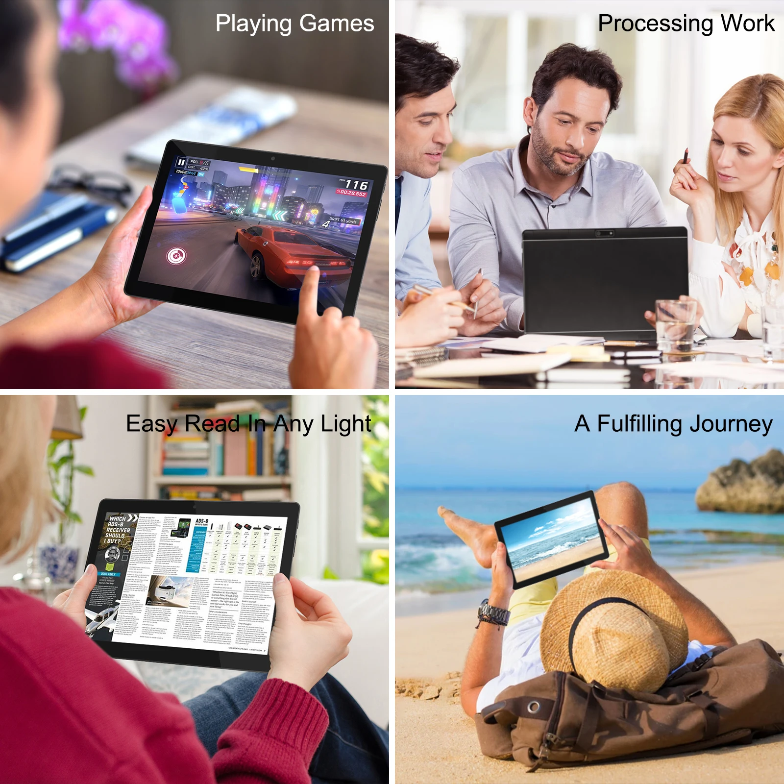 Mid-Range 10-Inch Android 10.0 Tablet with 2GB Memory Multi-Touch Capacitive 3G Calling Play Store App from Mobile United