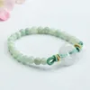 Green Donut Myanmar Jade Bracelet 6mm FC2120802