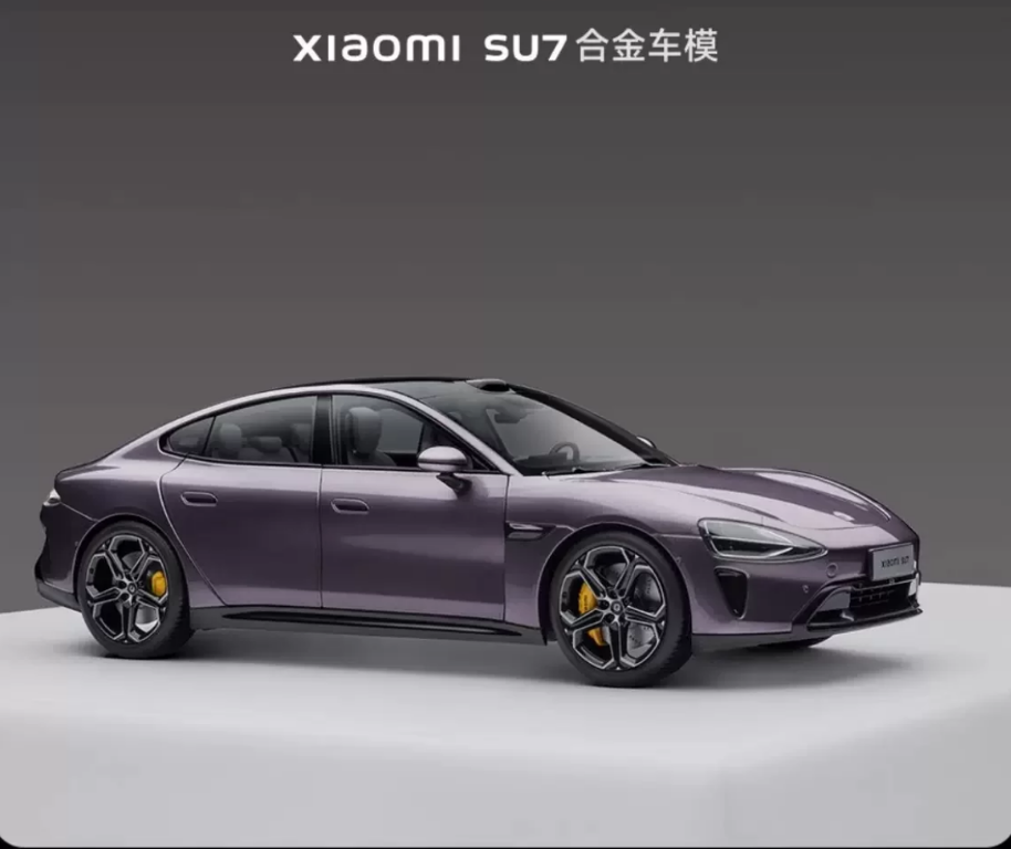 2024 New Style 1:18 Xiao Mi SU7 Alloy Sports Car Model - Diecast